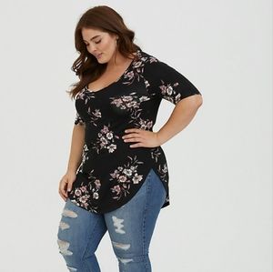 Torrid Floral Tunic size 4